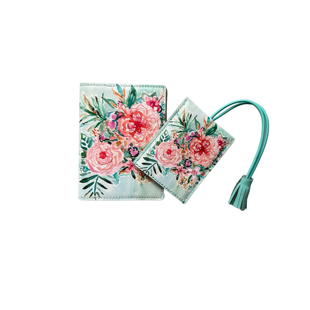 Anthropologie Passport Book & Luggage Tag